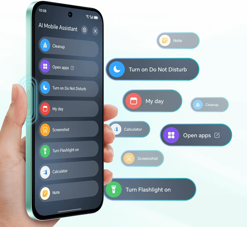 HONOR X6c 6GB 128GB Midnight Black smartphone 