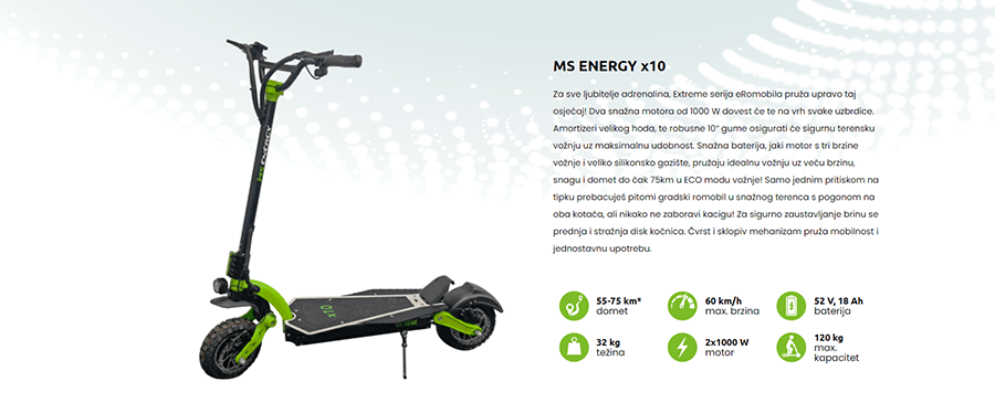 MS ENERGY x10 (Crno zeleni)