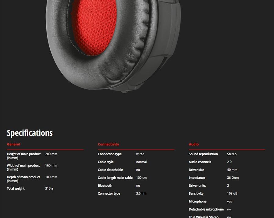 Trust GXT 310 Radius 