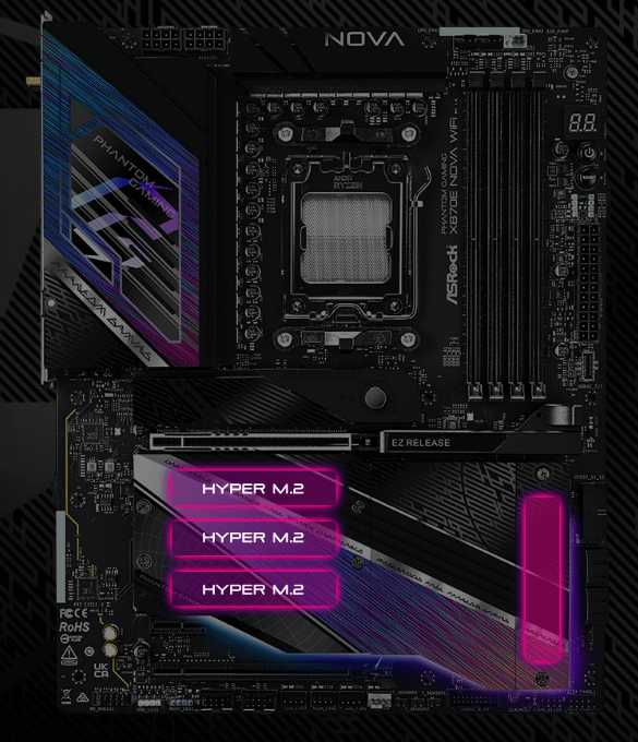 ASRock X870E Nova WiFi matična ploča