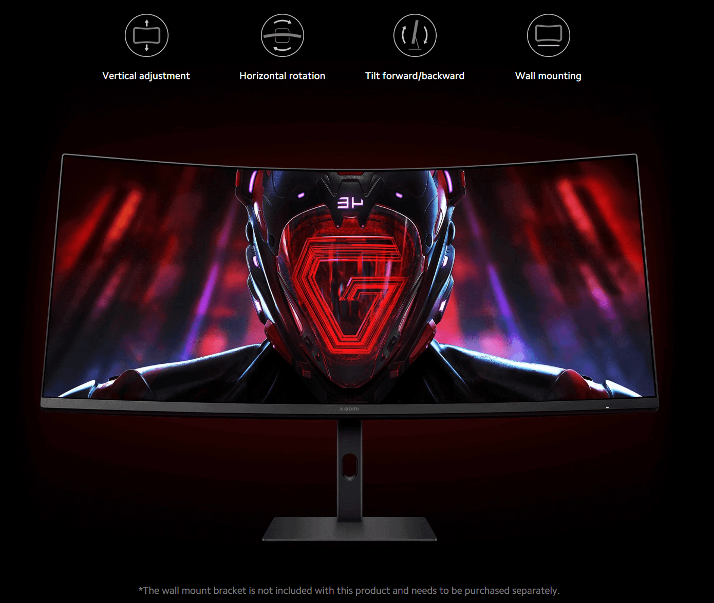Xiaomi G34WQi zakrivljeni gaming monitor