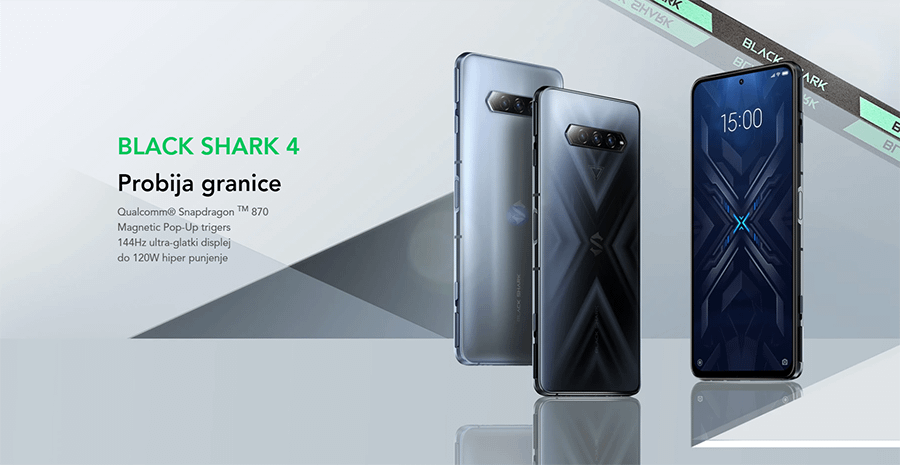 Xiaomi Black Shark 4 Mirror Black 8GB 128GB