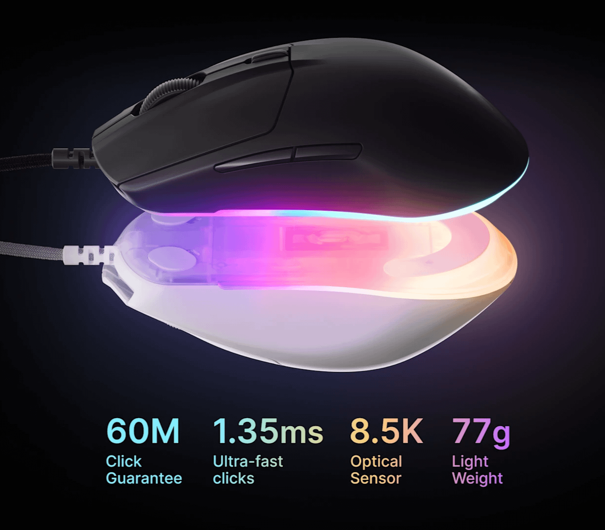 SteelSeries Rival 3 Gen 2 White