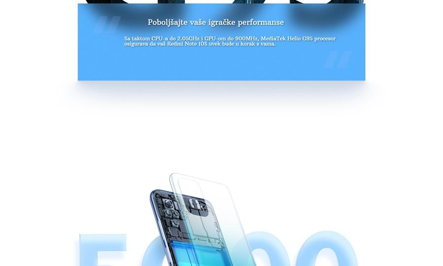 Xiaomi Redmi Note 10S 6GB 128GB Pebble White