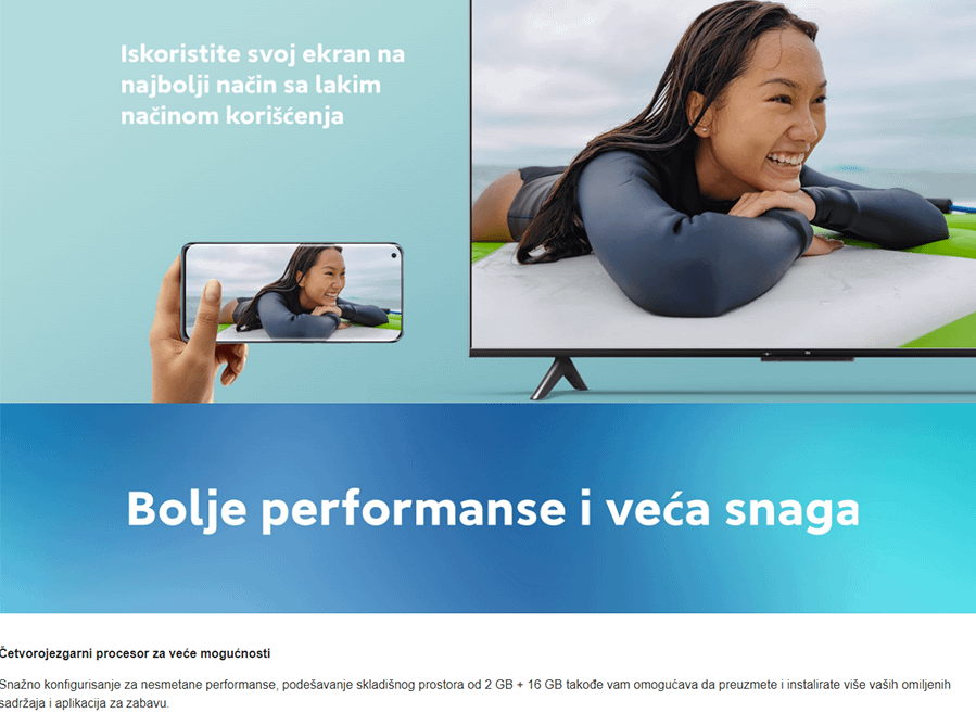 Xiaomi Mi P1 LED VTV 55"