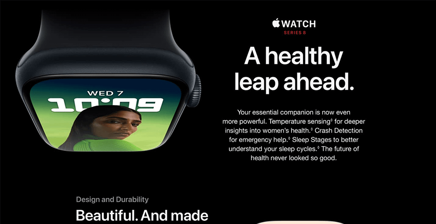 Apple Series 8 GPS 41mm (Red)