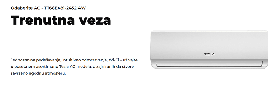 Tesla Standard klima 24-ka TT68EX81-2432IAW