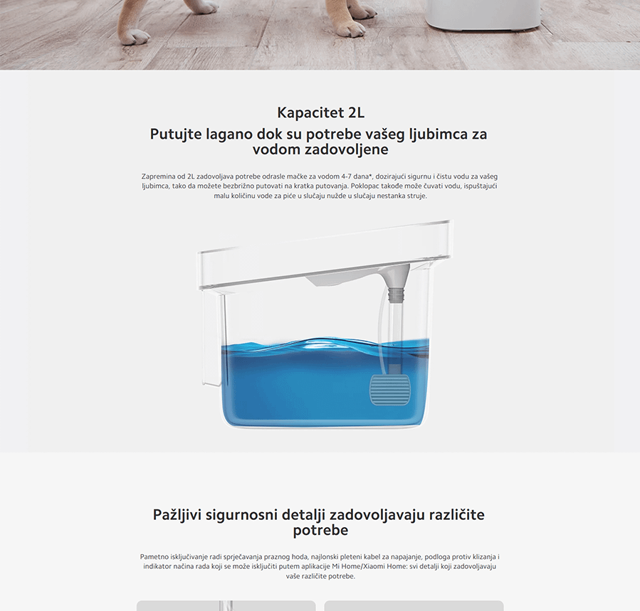 Xiaomi Smart Pet fontana