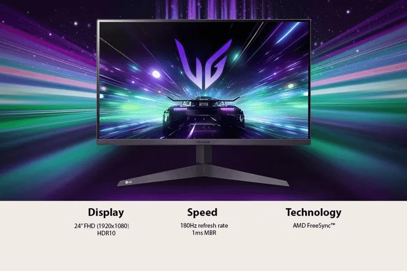 LG 24GS50F-B UltraGear Gaming monitor
