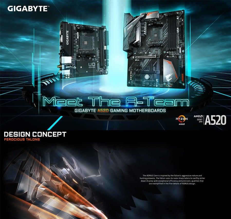 Gigabyte A520 AORUS ELITE rev. 1.0
