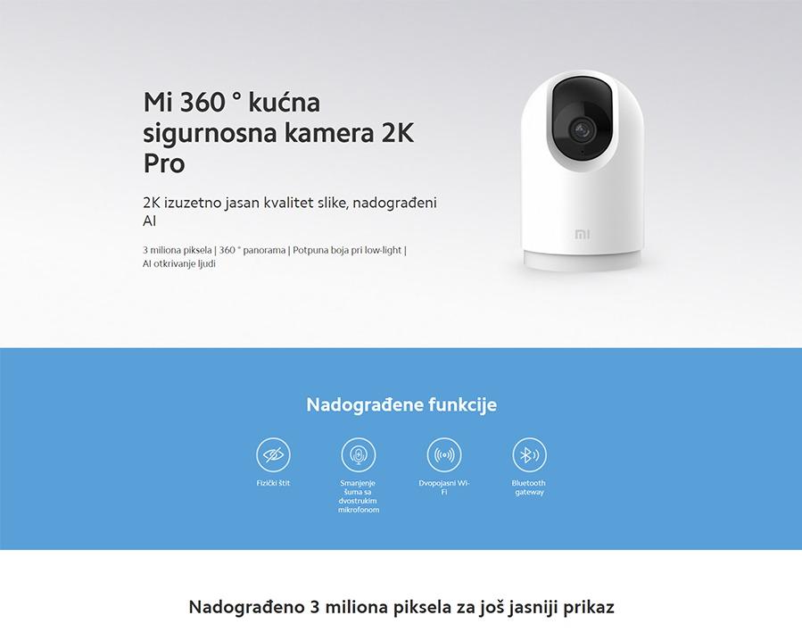 Xiaomi Mi 360° Home Security Camera 2K Pro