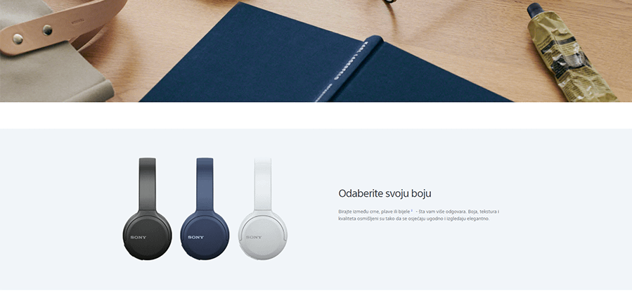 Sony WHCH510B (Crne)