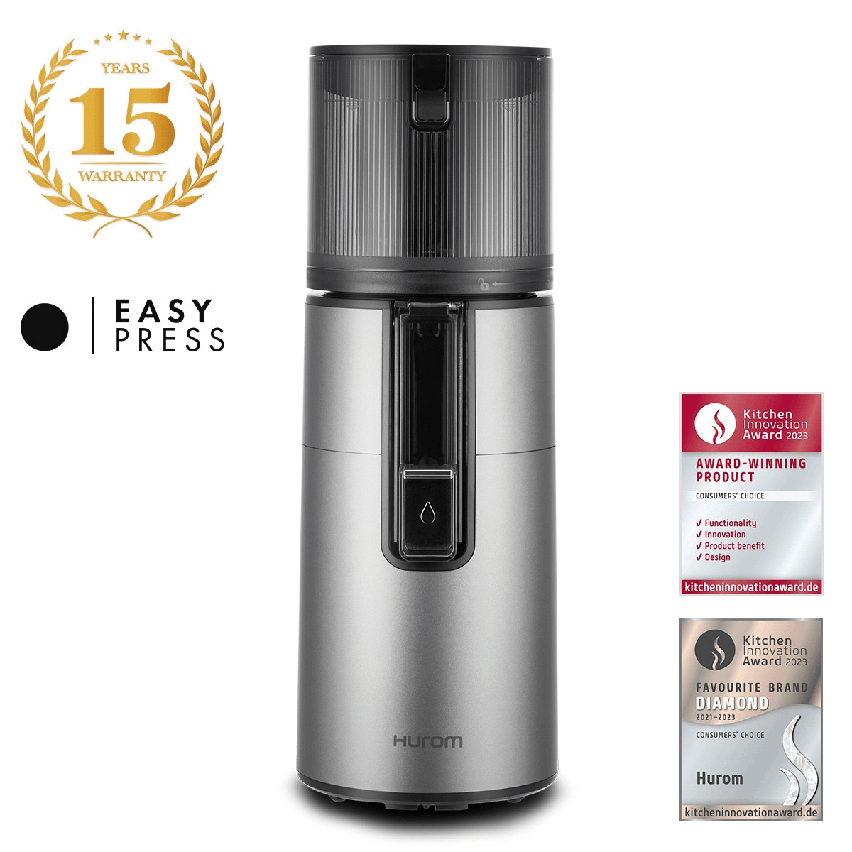 HUROM H400 Titanium Gray sokovnik