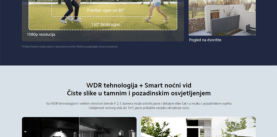 Xiaomi Mi Wireless Outdoor Security 1080p Set