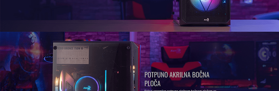 Aerocool CS-107 (Crna)