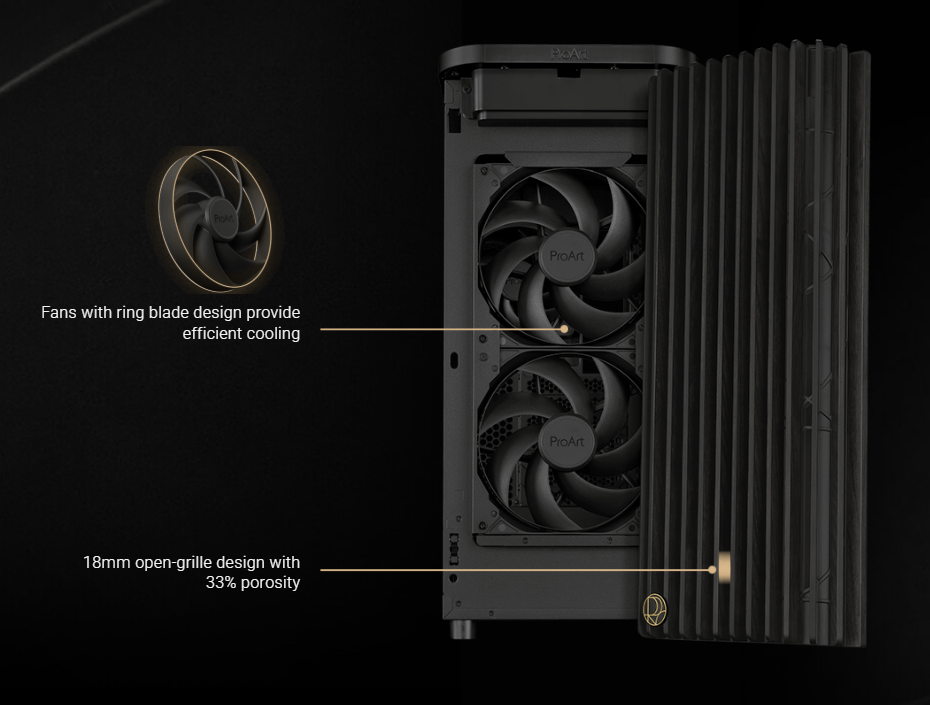 ProArt PA401 Wood TG PWM (Black) kućište