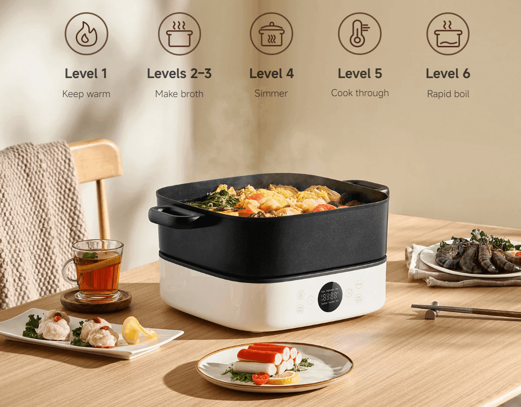 Xiaomi Multifunctional Hot Pot Cooker 6L