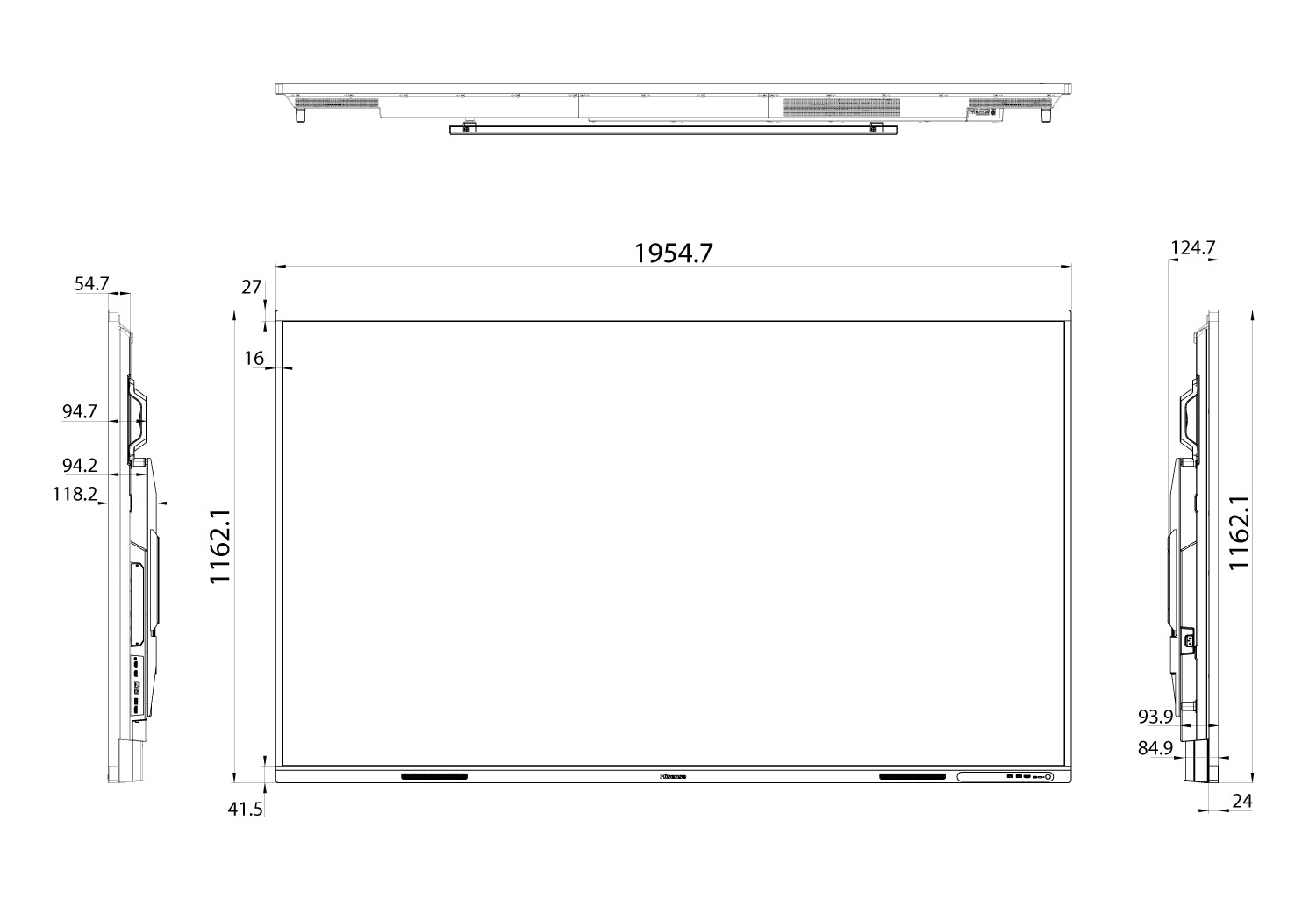 Hisense GoBoard 86MR6DE-E interaktivna tabla