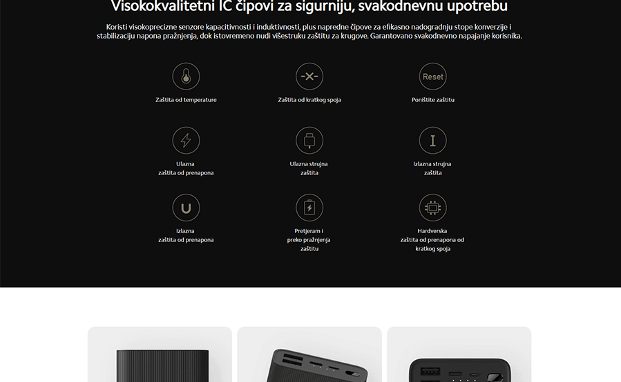 Xiaomi Mi Power Bank 3 Ultra 10000mAh