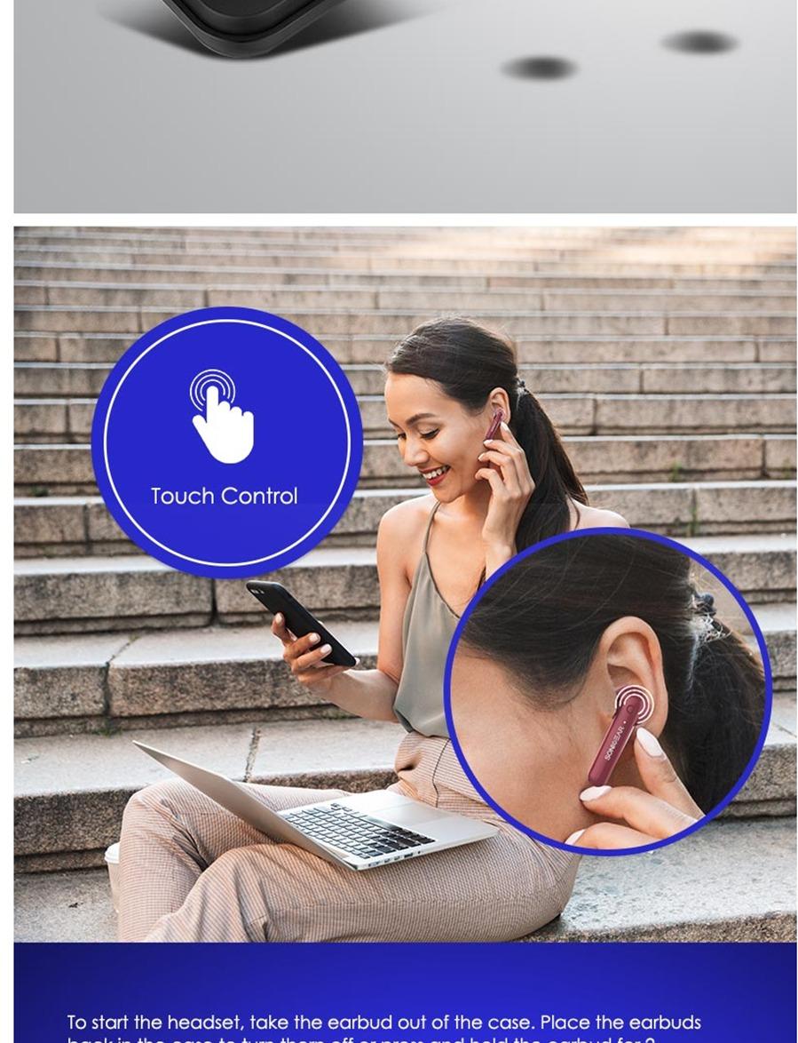 SONICGEAR EARPUMP TWS 3+ Black