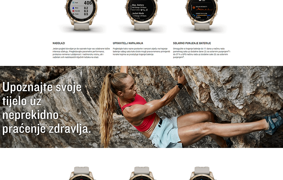 Garmin Fenix 7s Saphire Solar