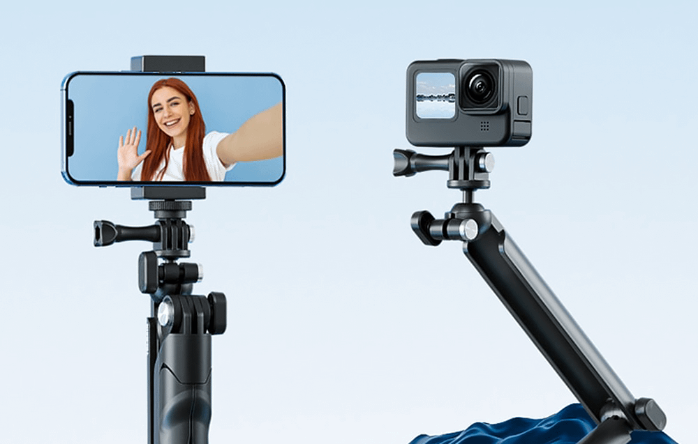 TELESIN TE-TRP-009 MULTIFUNCTIONAL FOLDING TRIPOD