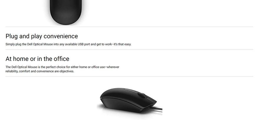 Dell MS116 USB bijeli