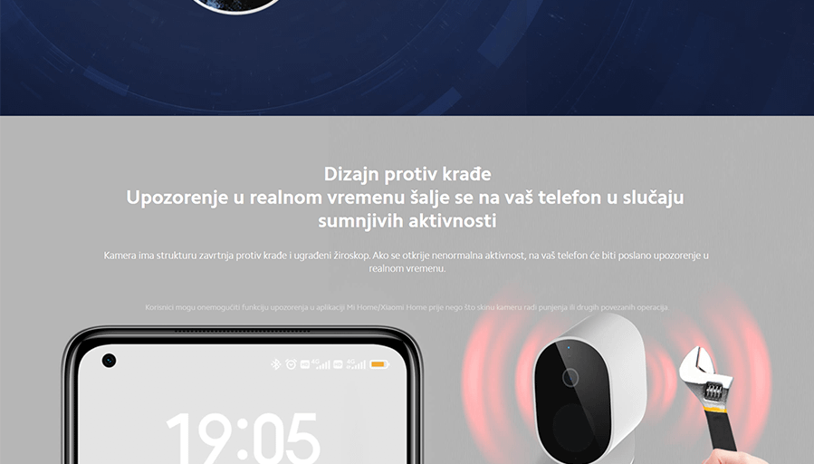 Xiaomi Mi Wireless Outdoor Security Camera 1080p