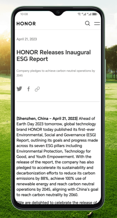 Honor X6b 6GB 256GB (Green) smartphone