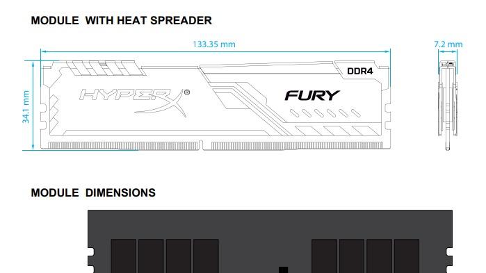 Kingston HX432C16FB3/32 HyperX Fury