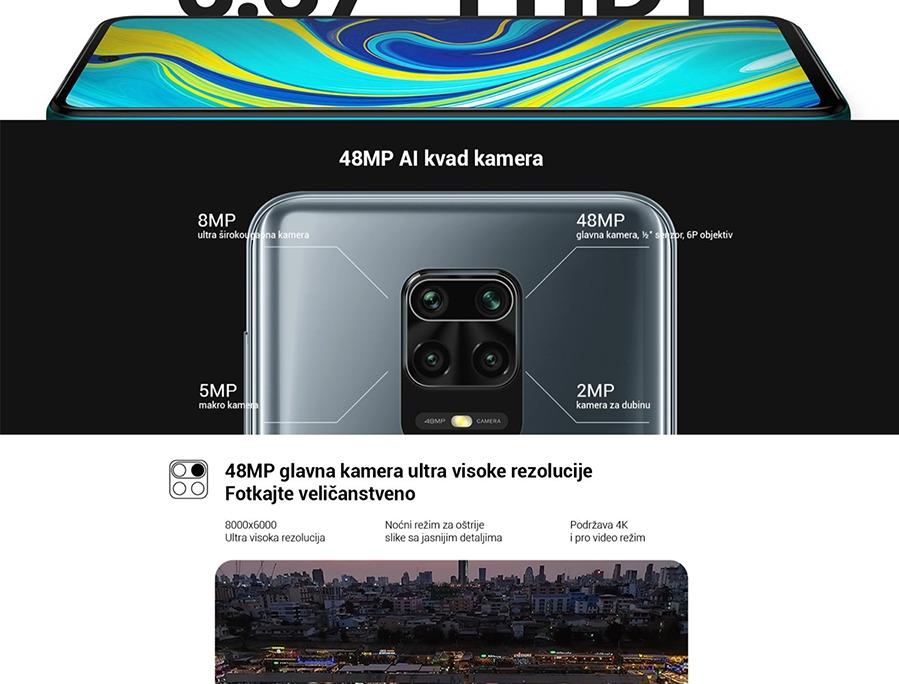 Xiaomi REDMI NOTE 9S 6GB 128GB GLACIER WHITE