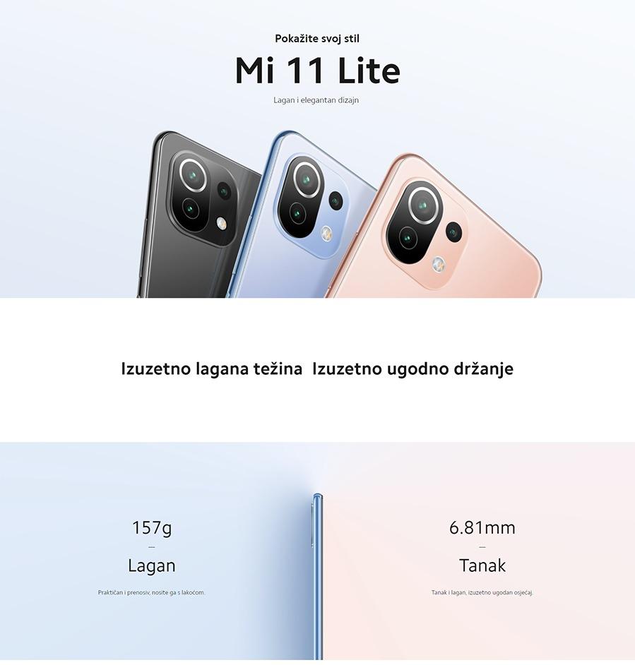 Xiaomi Mi 11 Lite 6GB 64GB Bubblegum Blue