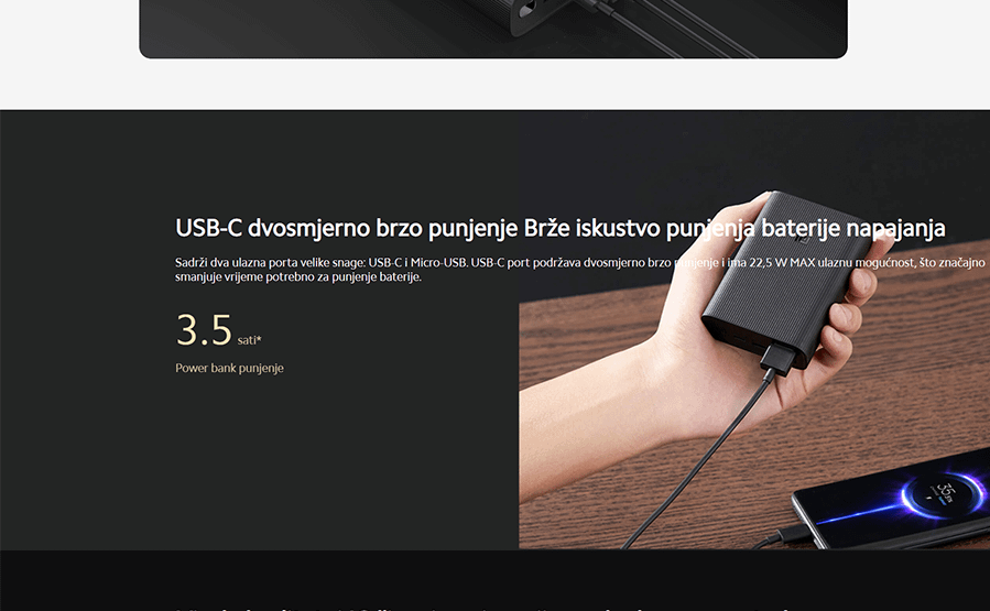 Xiaomi Mi Power Bank 3 Ultra 10000mAh