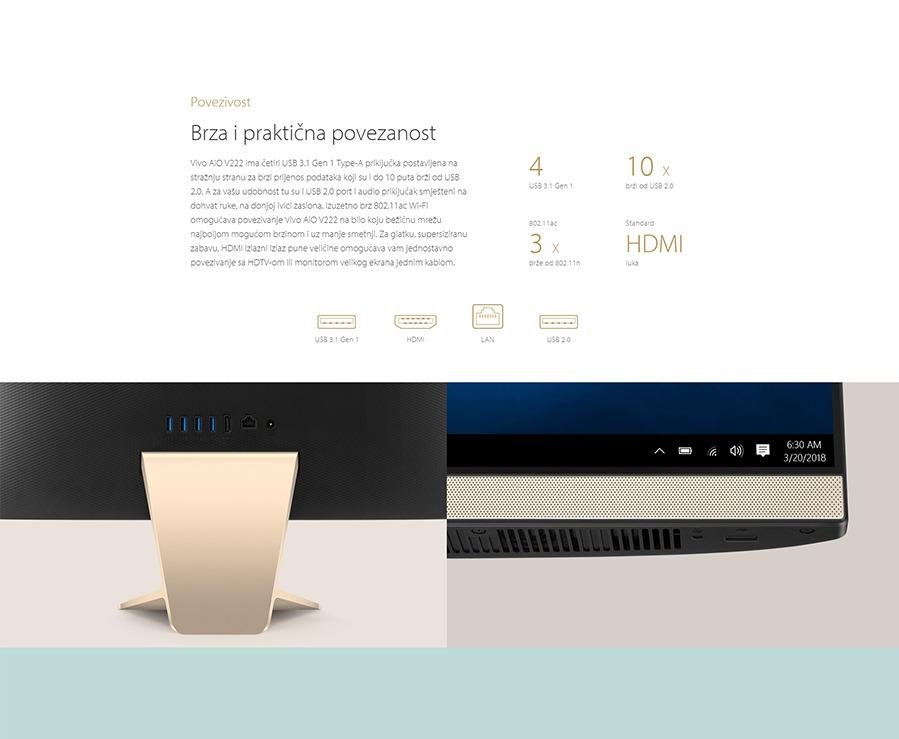 ASUS AIO V222FAK-BA057M