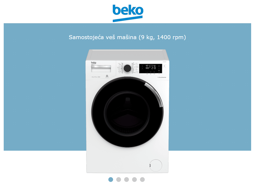 BEKO WTV9744XW0