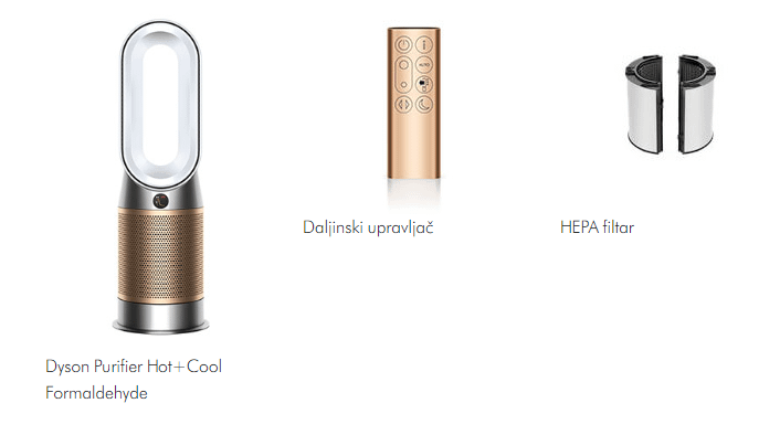 Dyson  HP09 Pure Hot and Cool (White/Gold)