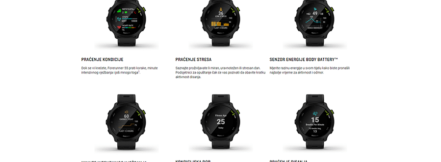 Garmin Forerunner 55 (Plavi)