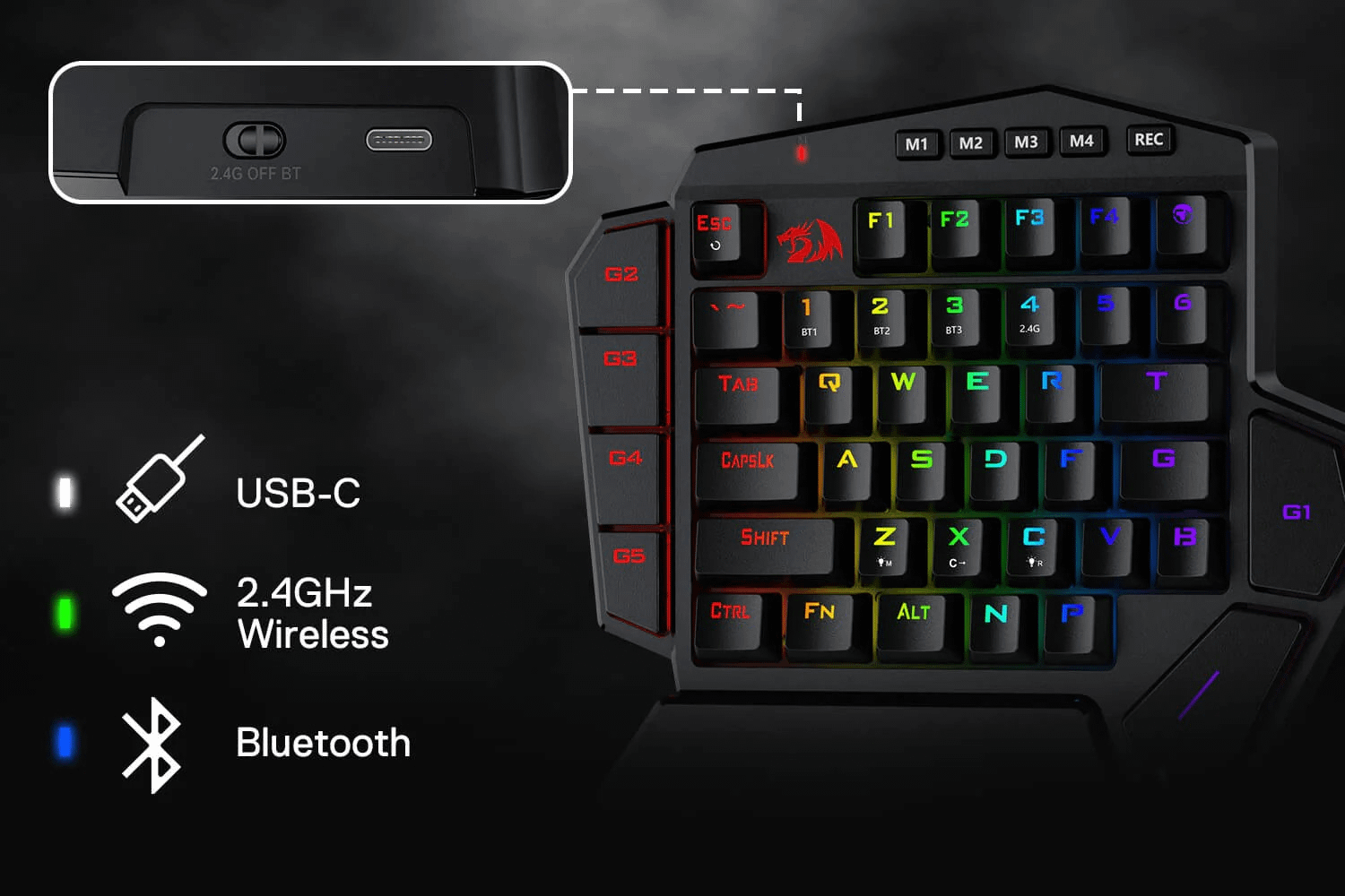 REDRAGON Diti K585 (Red Switch)