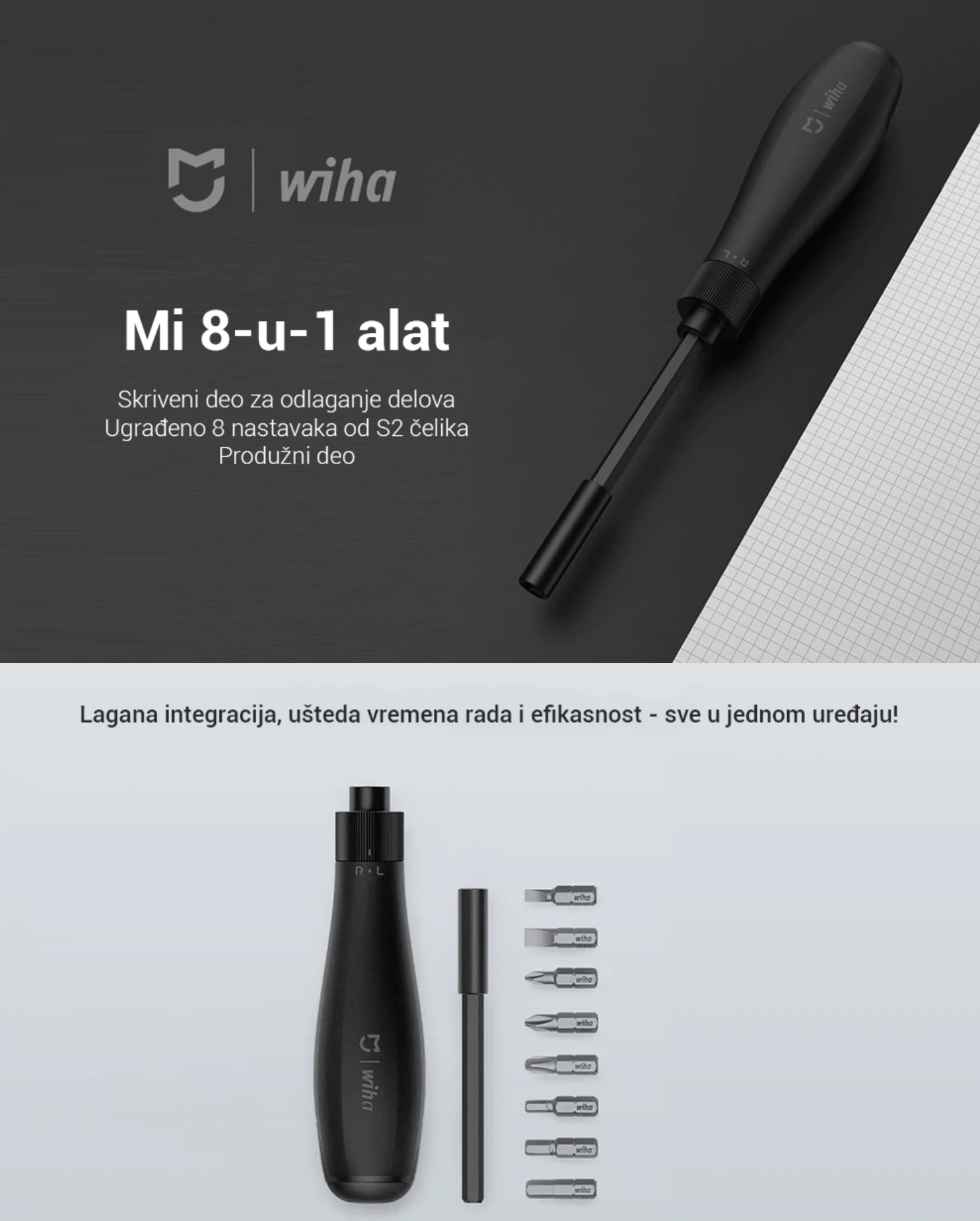 Xiaomi Mi x Wiha 8-in-1 Precision Screwdriver