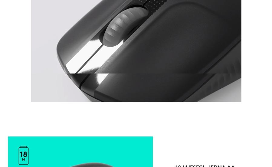 Logitech M190 crno/crveni