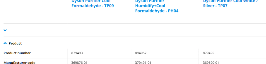 Dyson TP09 (nikl/gold)