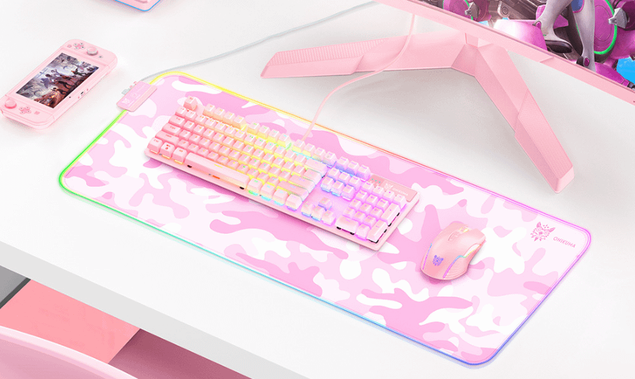 ONIKUMA MP005 RGB Pink