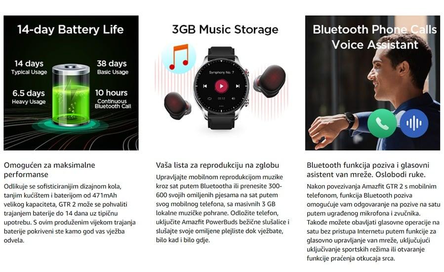 Xiaomi Amazfit GTR 2 - Obsidian Black / Sport Edition