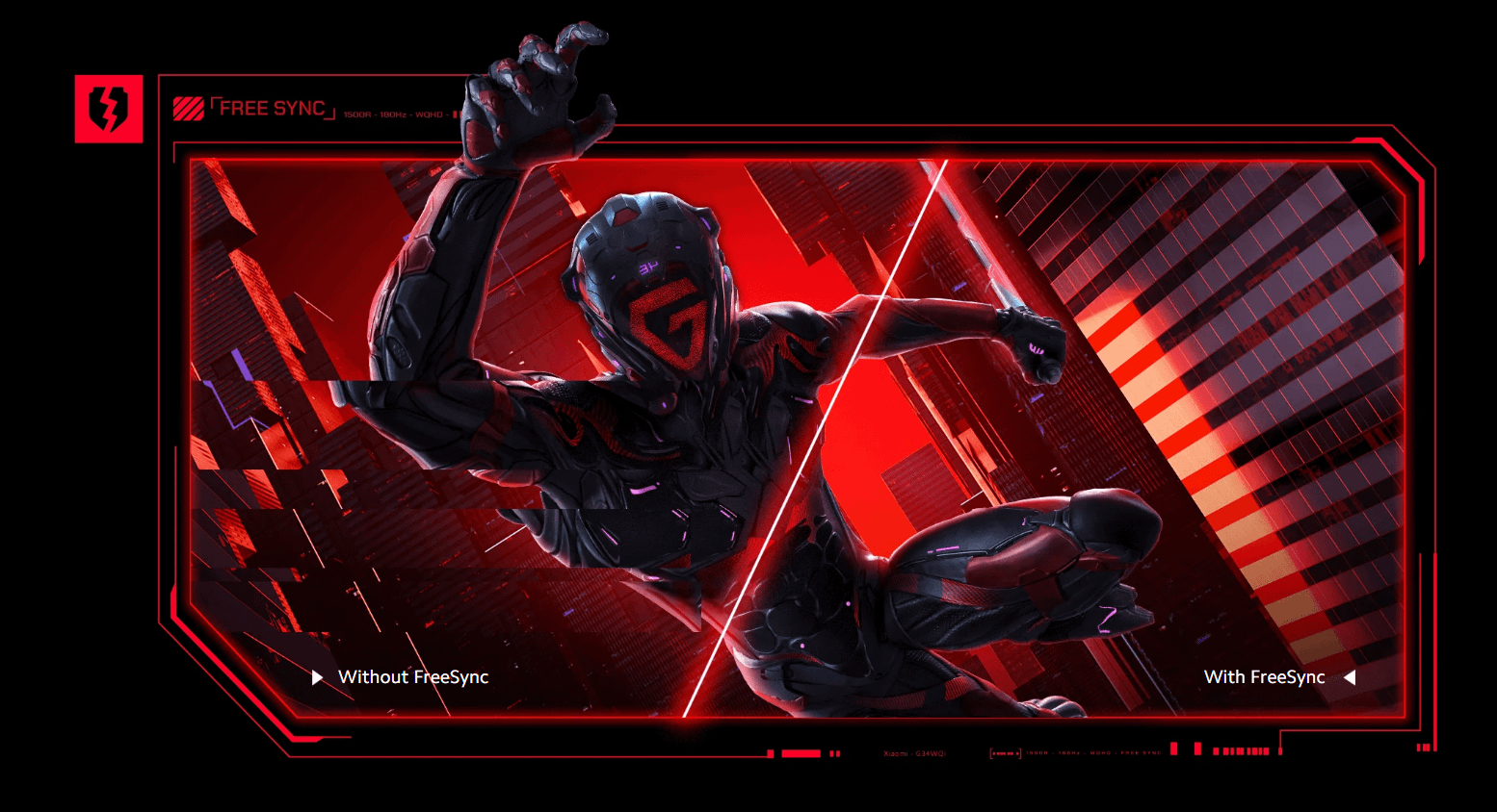 Xiaomi G34WQi zakrivljeni gaming monitor