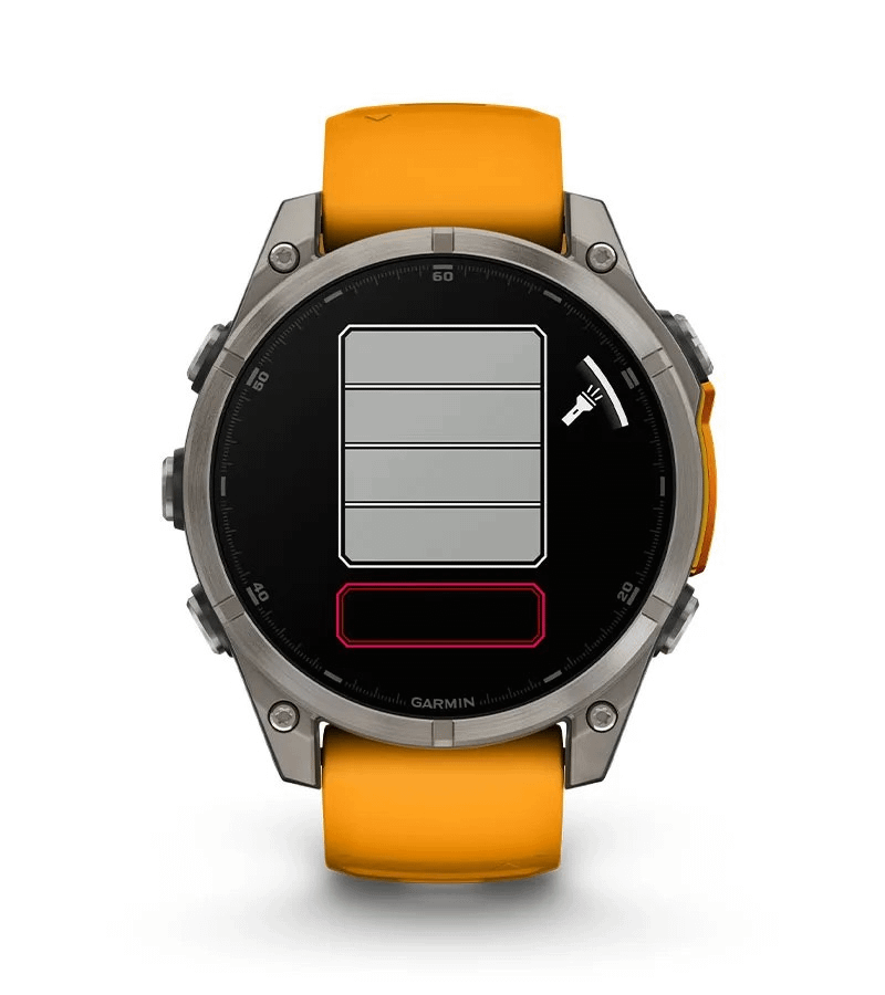 Garmin  Fenix 8 47mm Sapphire Titanium Orange