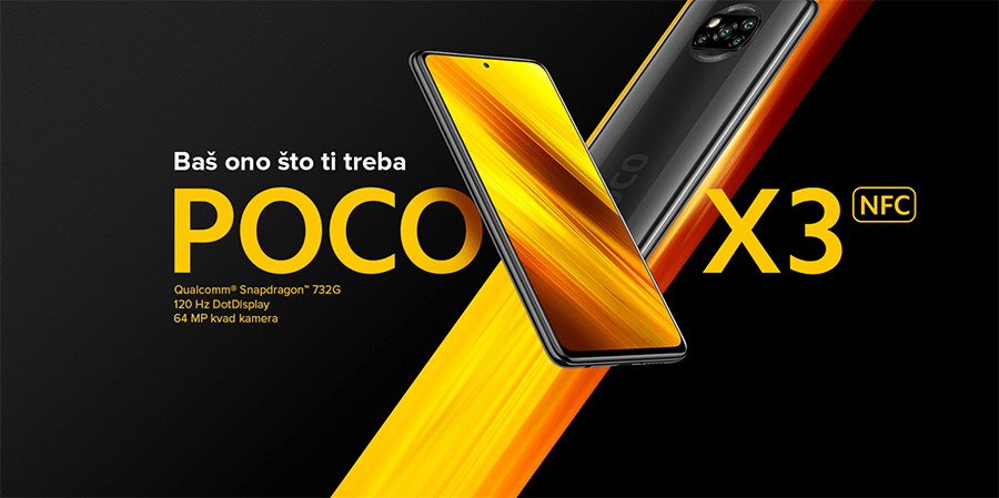 Xiaomi Pocophone X3 NFC 6GB 128GB Gray