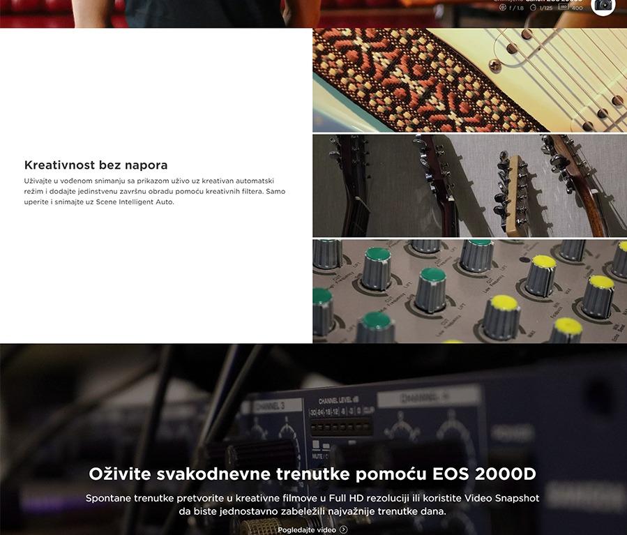 Canon EOS 2000D + EF-s