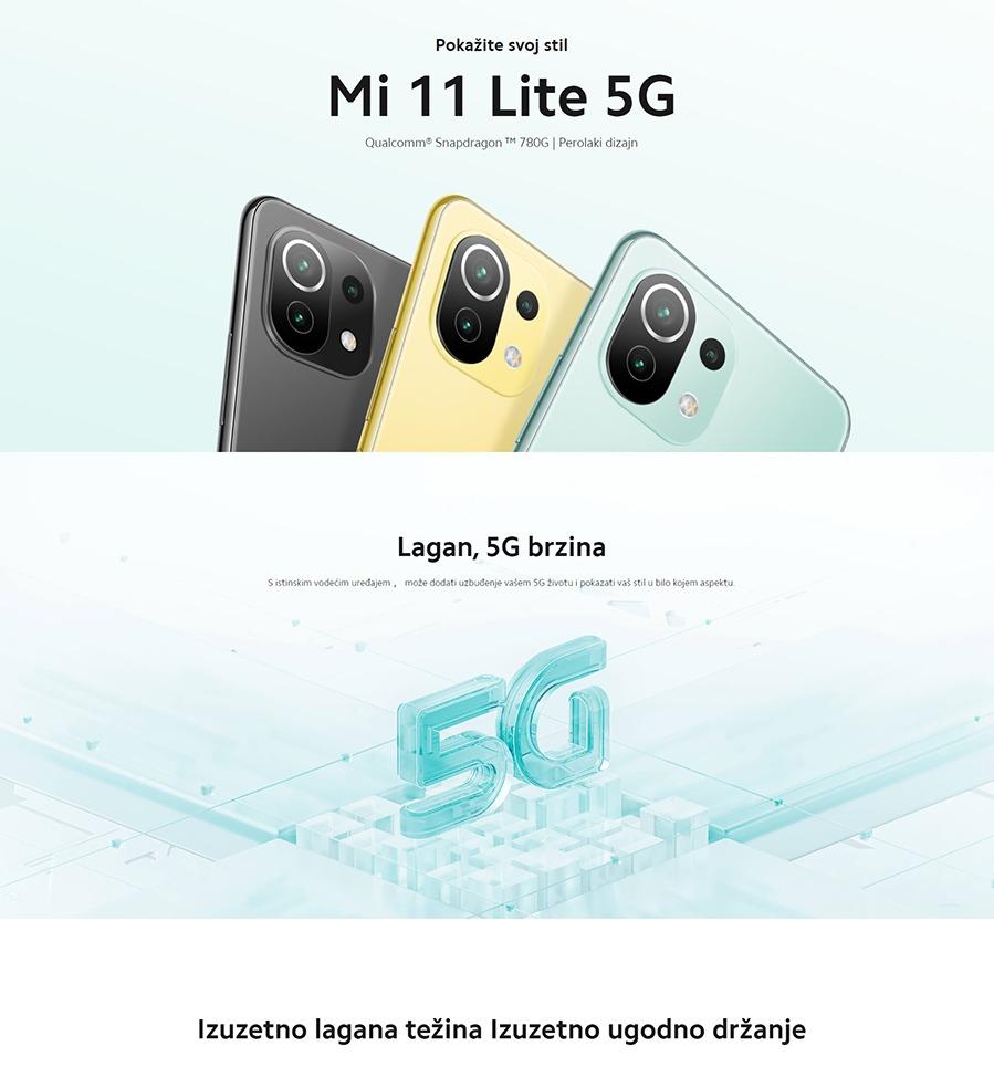 Xiaomi Mi 11 Lite 5G 6GB 128GB Mint Green