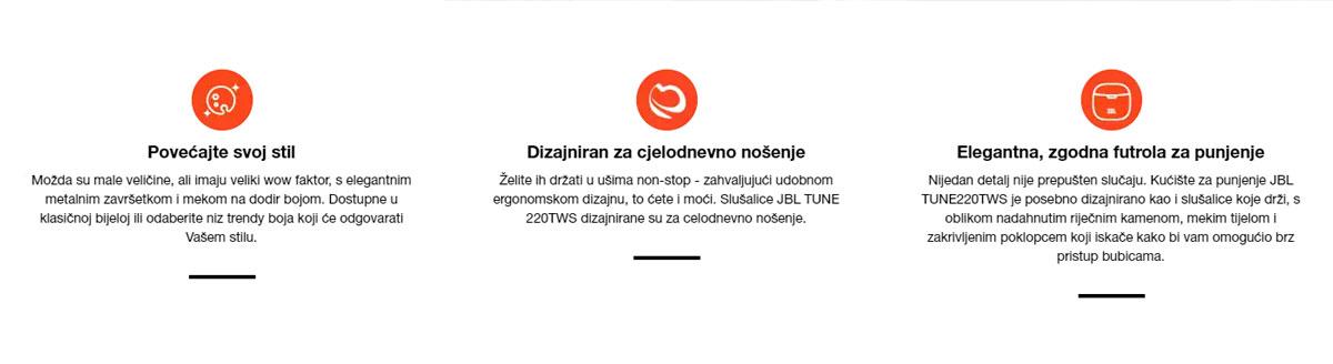 JBL Tune 220TWS Blue