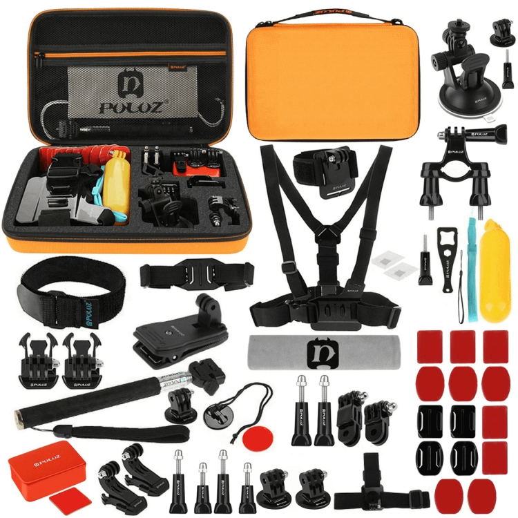 Puluz 53 in 1 Accessories Total Ultimate Combo Kit (PKT26)